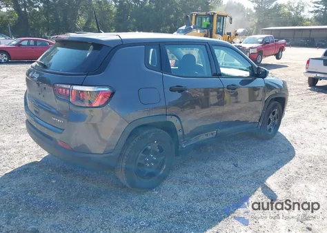 2018 Jeep Compass Sport Fwd из США, поврежденный, VIN 3C4NJCAB5JT489293